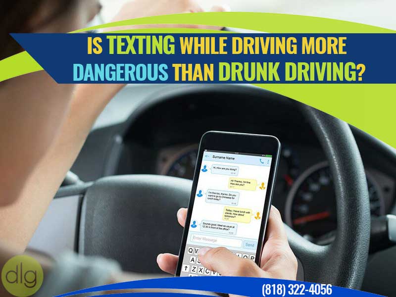 Texting While Driving Can Be More Deadly Than Drunk Driving.